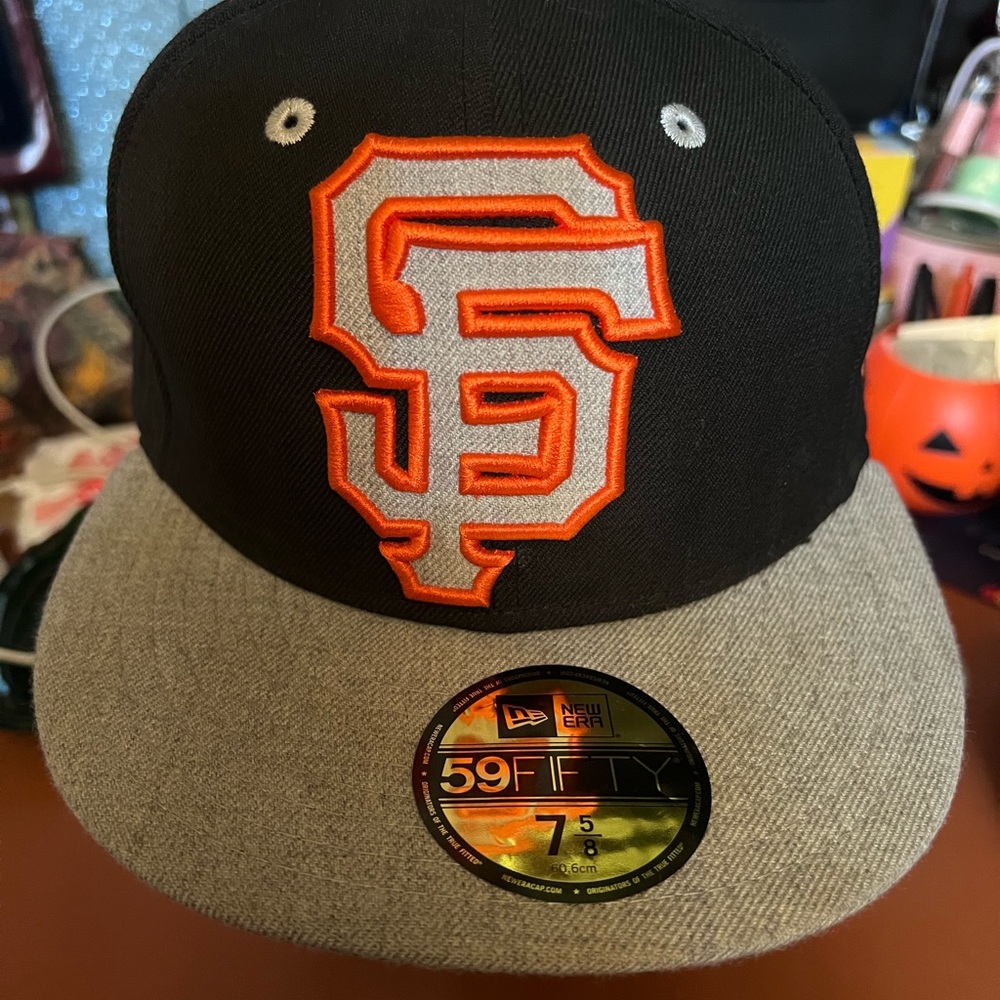 New Era Black and Gray 59FIFTY Cap